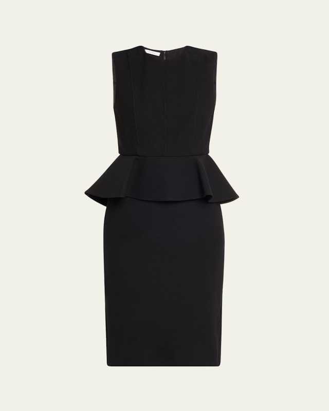 Cosmos Sleeveless Peplum Dress